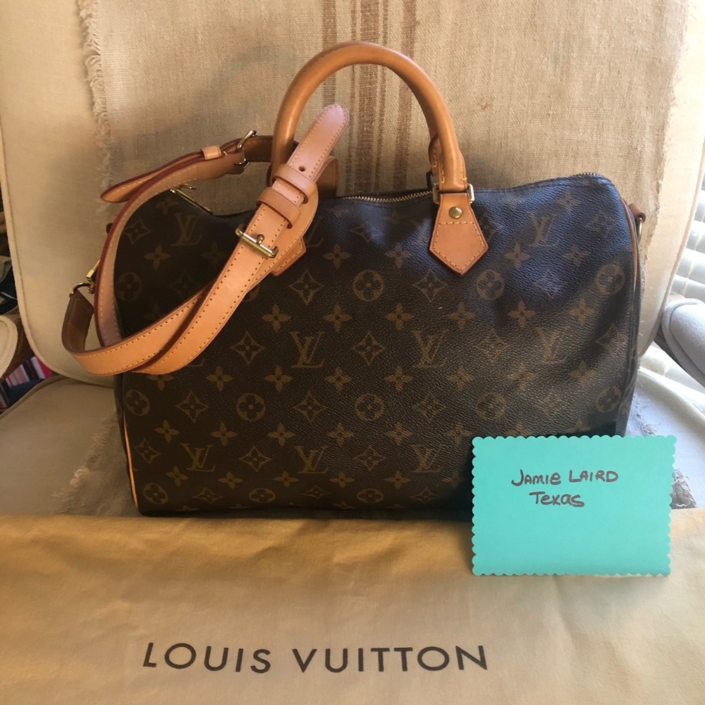 SOLD Authentic Louis Vuitton Speedy 35 Bandouliere